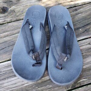 Chaco Chillos flip, black, men's 9